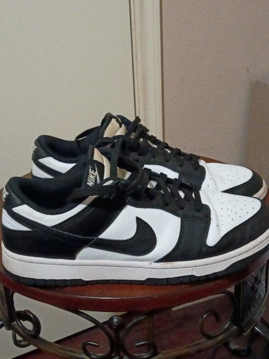 Nike Shoes - Nike Dunk Low Panda Sneakers Black White Leather Women's Size 10.5 Low Top